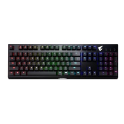Teclado Gamer AORUS K9 RGB, Teclado Mecánico, Switch Flaretech Red, Alámbrico, Negro (Inglés) 