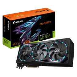 Tarjeta de Video AORUS NVIDIA GeForce RTX 5070 Ti Master OC, 16GB 256-bit GDDR7, PCI Express x16 5.0  