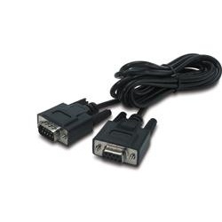 APC Cable Smart Signalling DB9 Macho - DB9 Hembra, 3 Metros, Negro 