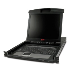 APC Consola para Rack 17'' 1U, incluye Switch KVM de 8 Puertos 
