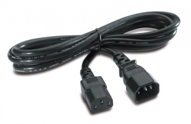 APC Cable de Poder C13 Coupler - C24 Coupler, 2.5 Metros, Negro 