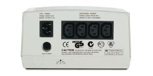 Regulador APC LE1200I, 1200W, 1200VA, Entrada 230V, Salida 230V, 4 Contactos 