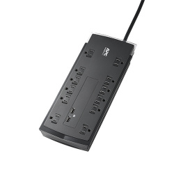 APC Supresor de Picos APC Performance SurgeArrest, 12 Contactos, 2x USB, 4320 Joules 