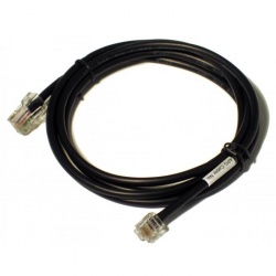 APG Cash Drawer Cable para Impresora RJ-12 Macho - RJ-12 Macho, 1.5 Metros, Negro 