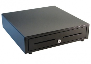 Cajón de Dinero APG Cash Drawer VB320-BL1616 con Llave, Negro 