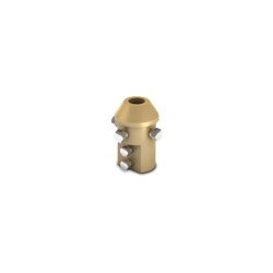 Aplicaciones Tecnológicas Adaptador de Punta Pararrayo PDC en Mástil 1 1/2'', Latón 