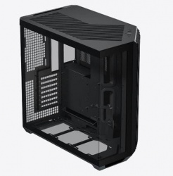 Gabinete Apnx V1, Midi-Tower, ATX/Micro-ATX, USB 3.0, sin Fuente, sin Ventiladores Instalados, Negro 