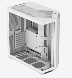 Gabinete Apnx V1, Midi-Tower, ATX/Micro-ATX/Mini-ITX, USB 3.0, sin Fuente, sin Ventiladores Instalados, Blanco 