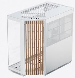 Gabinete Apnx V1, Midi-Tower, ATX/Micro-ATX/Mini-ITX, USB 3.0, sin Fuente, sin Ventiladores Instalados, Blanco 