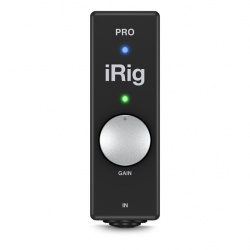 IK Multimedia Interfaz de Audio y MIDI iRig PRO, Alámbrico, Lightning, Negro 