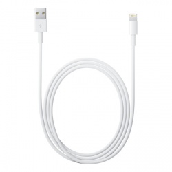 Apple Cable USB 2.0 A Macho - Lightning Macho, 2 Metros, Blanco 