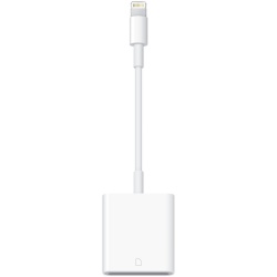 Apple Adaptador Lightning a Lector de Tarjeta SD para Cámara, para iPad 4Gen/iPad mini 