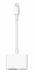 Apple Adaptador Lightning Macho - HDMI/Lightning Macho, 7.5cm, Blanco, para iPod/iPhone/iPad 