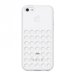 Apple Funda de Silicona para iPhone 5c, Blanco 