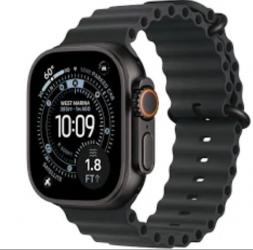 Apple Watch Ultra 3 GPS + Cellular, Caja de 44 mm Titanio Color Negro, Correa Deportiva Color Negro 