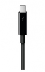Apple Cable Thunderbolt Macho - Macho, 50cm, Negro 