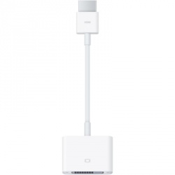 Apple Adaptador HDMI Macho - DVI Macho, Blanco 