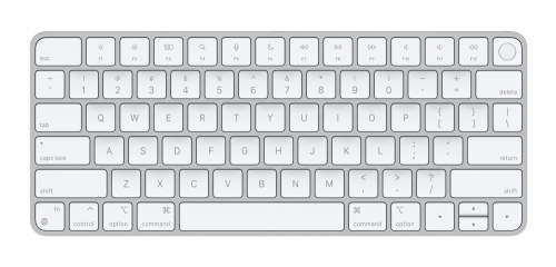 Apple Teclado Magic MK293LL/A, Inalámbrico, USB/Bluetooth, Blanco (Inglés) 