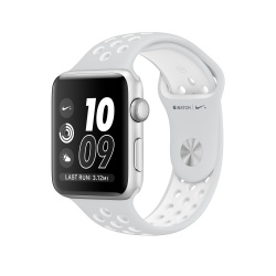 Apple Watch Serie 2 Nike+ OLED, watchOS 3, Bluetooth 4.0, Plata/Blanco 