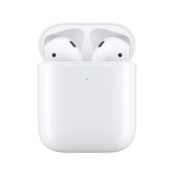 Apple AirPods (2da. Generación), Inalámbrico, Bluetooth, Blanco - incluye Estuche de Carga Inalámbrica 