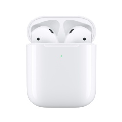 Apple Audífonos Intrauriculares AirPods (2da. Generación), Inalámbrico, Bluetooth, Blanco - incluye Estuche de Carga Inalámbrico 