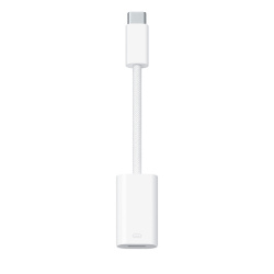 Apple Adaptador USB-C Macho - Lightning Hembra, Blanco, para iPhone/iPad 
