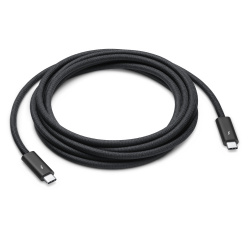 Apple Cable Thunderbolt 4 Pro USB-C 3.1 Macho - USB-C 3.1 Macho, 3 Metros, Negro, para Mac 