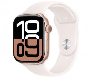 Apple Smartwatch Series 10, OLED, iOS, Oro Rosa - Resistente al Agua/Polvo/Golpes 