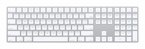 Apple Magic Keyboard, USB/Bluetooth, Blanco, Español 