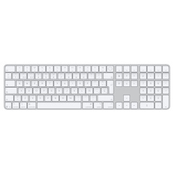 Apple Magic Keyboard Touch ID, USB/Bluetooth, Blanco, Español  