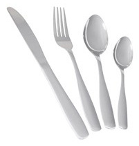 Aquila Juego de Cubiertos CU8486, 24 Piezas, Acero Inoxidable 