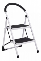 Escalera Plegable Aquila EP0224, Aluminio, Antiderrapante, 2 Peldaños, hasta 150Kg 