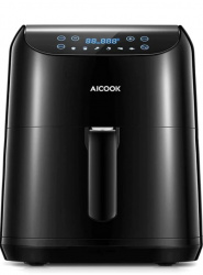 Aquila Freidora de Aire Aicok KZ-6011, 3.2 Litros, 1500W, 220 °C, Negro/Plata  