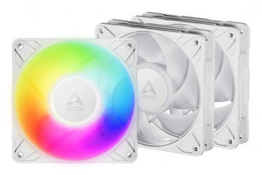 Ventilador Arctic Cooling P12 Pro A, 3x 120mm, 3000RPM, RGB, Blanco 