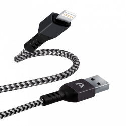 Argomtech Cable USB-A Macho - Lightning Macho, 1.8 Metros, Negro 
