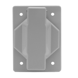 Argos Placa de Pared 8800435, 1 Puerto, Gris 