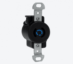 Argos Tomacorriente 8810525, 1 Enchufes, 250V, 20A, Negro 