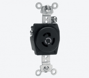 Argos Tomacorriente 8810540, 1 Enchufes, 277V, 15A, Negro 