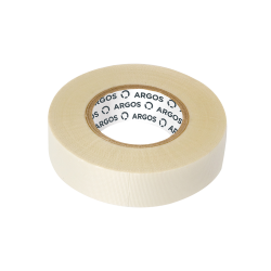 Argos Cinta Adhesiva de Fibra de Vidrio Scotch 27, 10 Rollos de 12mm x 18m, Blanco 