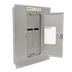 Argos Centro de Carga AEQO312-S, 12 Polos, 125A, Sobreponer, Gris 