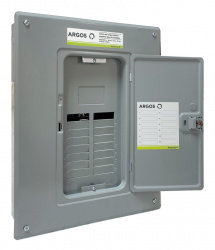 Argos Centro de Carga AQOD3-S, 3 Polos, 100A, Sobreponer, Gris 