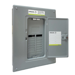 Argos Centro de Carga AQOD8-S, 8 Polos, 100A, Sobreponer, Gris 