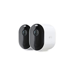 Arlo Cámara de Seguridad IP Smart WiFi Bullet IR para Interiores/Exteriores Pro 4 Spotlight, Inalámbrico, 2560 x 1440 Pixeles, Día/Noche  
