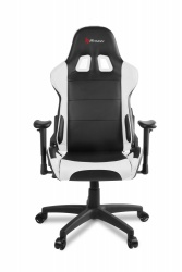 Arozzi Silla Gamer Verona V2, hasta 105Kg, Negro/Blanco 