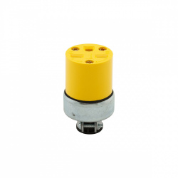Arrow Hart Conector de Vinilo 2227-BOX, 15A, 250V, Amarillo 