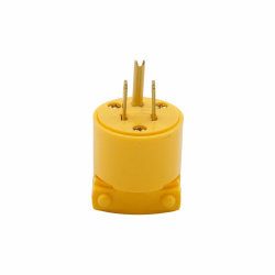 Arrow Hart Clavija Recta 4867-BOX, 15A, 127V, Nema 5-15P, Amarillo 