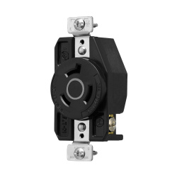 Arrow Hart Tomacorriente AHCL720R, 1 Enchufe, NEMA L7-20R, 277V, 20A, Negro 