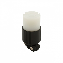 Arrow Hart Conector de Media Vuelta CWL220C, 20A, 250V, Gris 