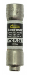 Fusible Industrial Eaton Clase CC Acción Rápida, 2.5A, 600V 
