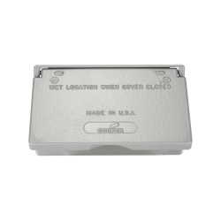 Arrow Hart Tapa para Intemperie S1966-SP, 1 Puerto, Gris 